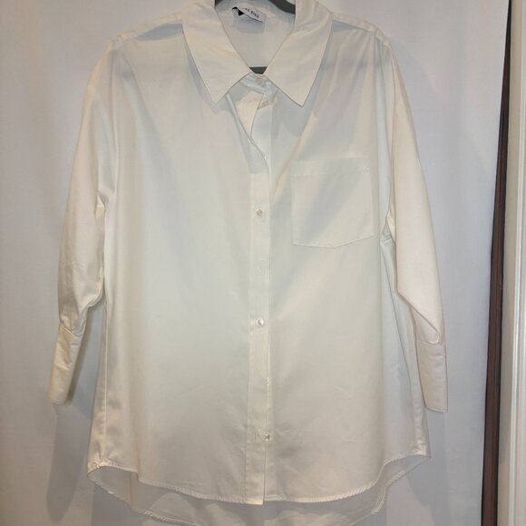 ANINE BING, Mika Shirt in White | Size: S - Picture 7 of 14